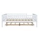 preview thumbnail 11 of 10, Versatile Wood Daybed with Trundle and Fence Guardrails, White