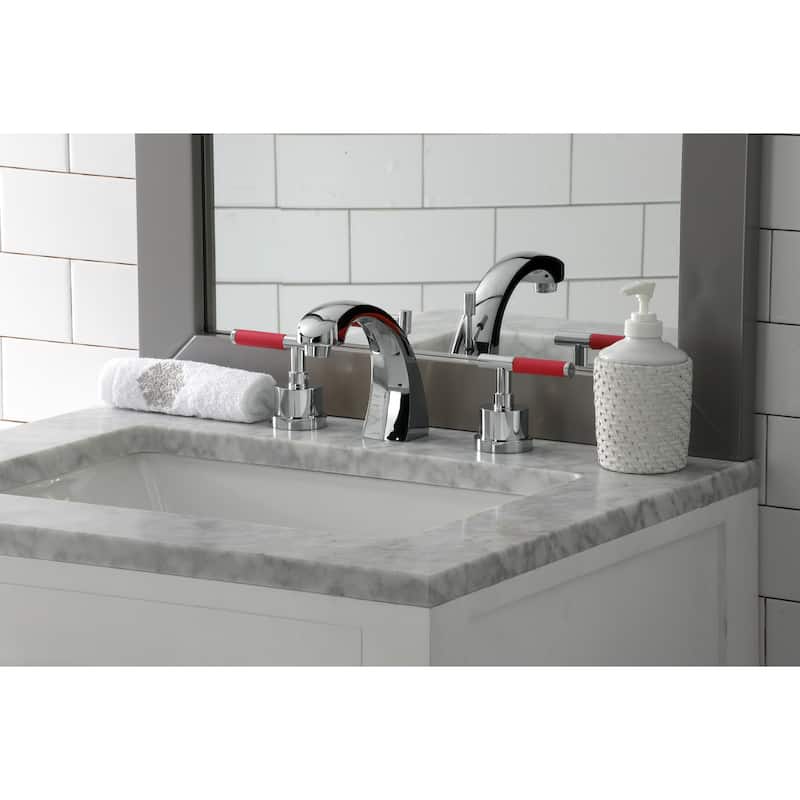 Kingston Brass Kaiser 8 in. Widespread Bathroom Faucet