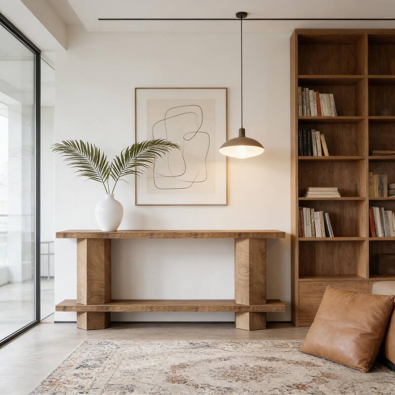 2-Tier Bedside Table, Sofa Table, Console Table, Hallway Table