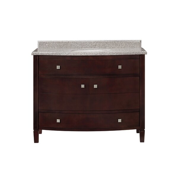 Georgia 42-inch Single Sink Bathroom Vanity with Granite Top. Opens flyout.