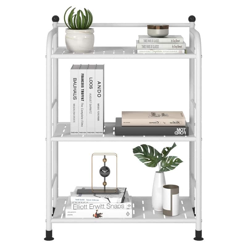 3 Tier Bathroom Storage Open Shelf Unit - 21.8"D x 11.02"W x 31.1"H