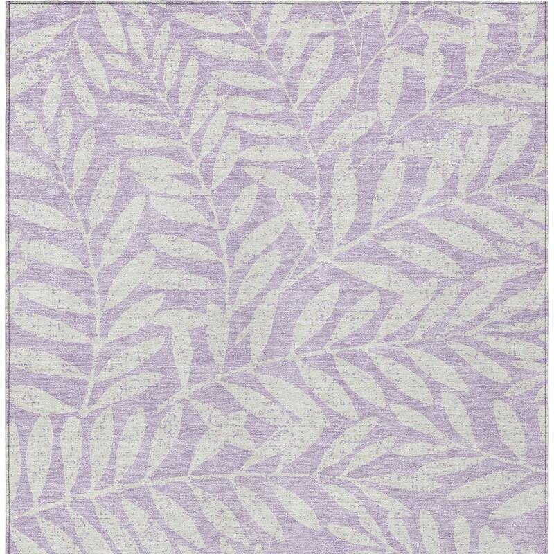 HomeRoots Floral Transitional Rectangle Outdoor Rug