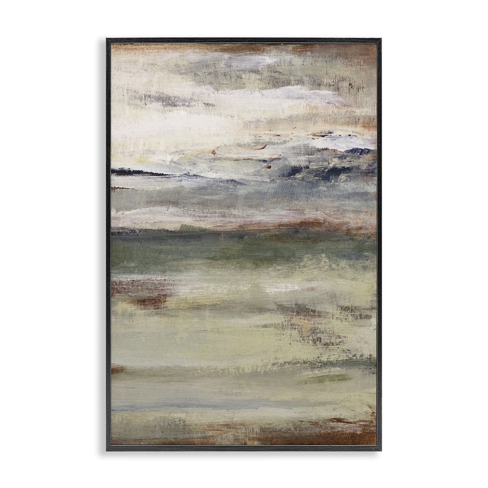 Stupell Earthy Abstract Layers Framed Giclee Art Design By Lanie Loreth