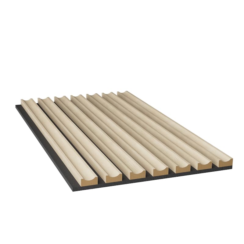 AcoustixPro Noise Cancelling Concave Small Slat Wall Panel (2 Pack)