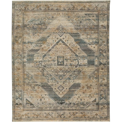 Karastan Gamin Distressed Medallion Area Rug