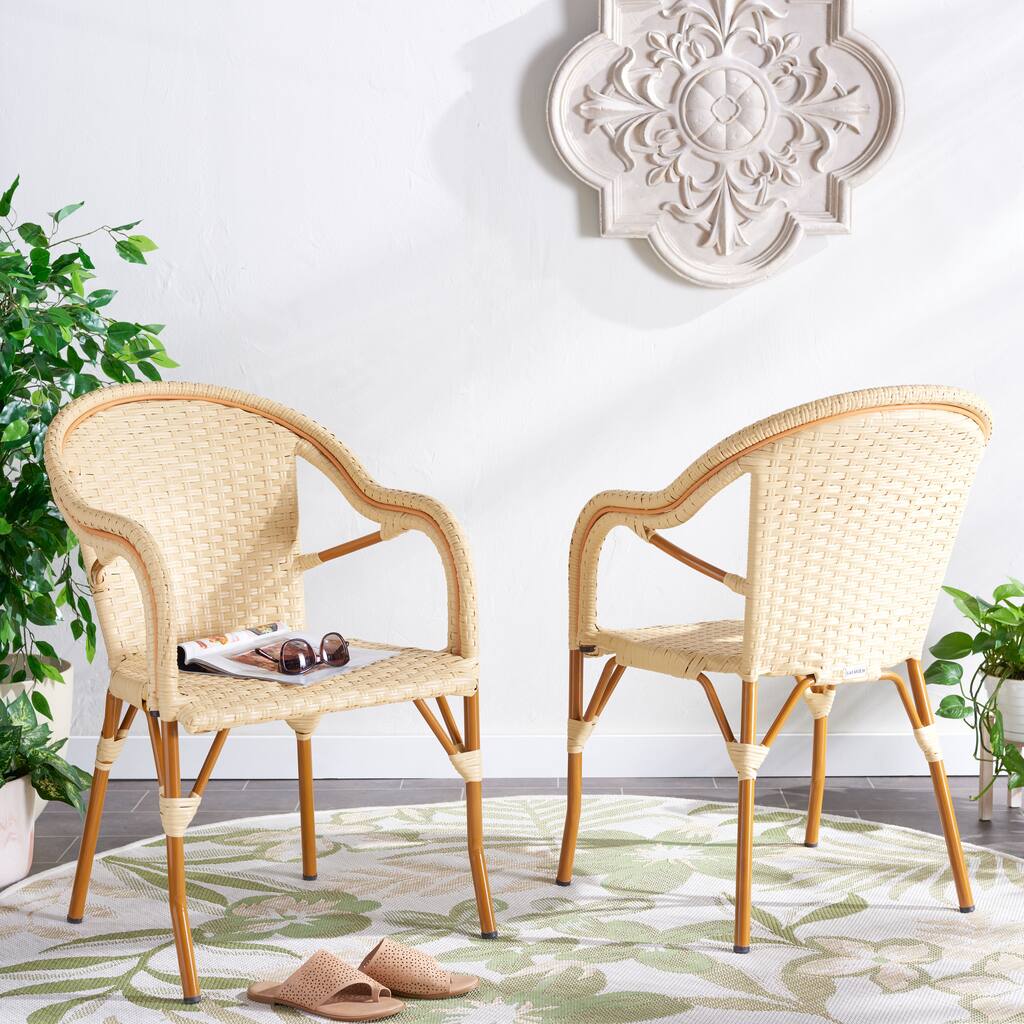 SAFAVIEH California Arm Chair (Set of 2) - 23"W x 25"D x 36"H