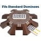 preview thumbnail 4 of 4, Mexican Train Wood Hub - Multi - 7.5x6.5x1.5 in.