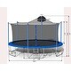 preview thumbnail 2 of 7, 14ft Trampoline for Adults and Kids with Basketball Hoop Outdoor Enclosure Net Ladder