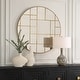 preview thumbnail 3 of 4, Uttermost Geometric Round Mirror - 45'' H X 45'' W X 0.75'' D