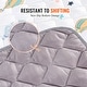 preview thumbnail 7 of 8, White Synthetic Fiber Baby Play Mat 59x79 Inch with Anti-Slip and Machine Washable - 79” L x 59” W