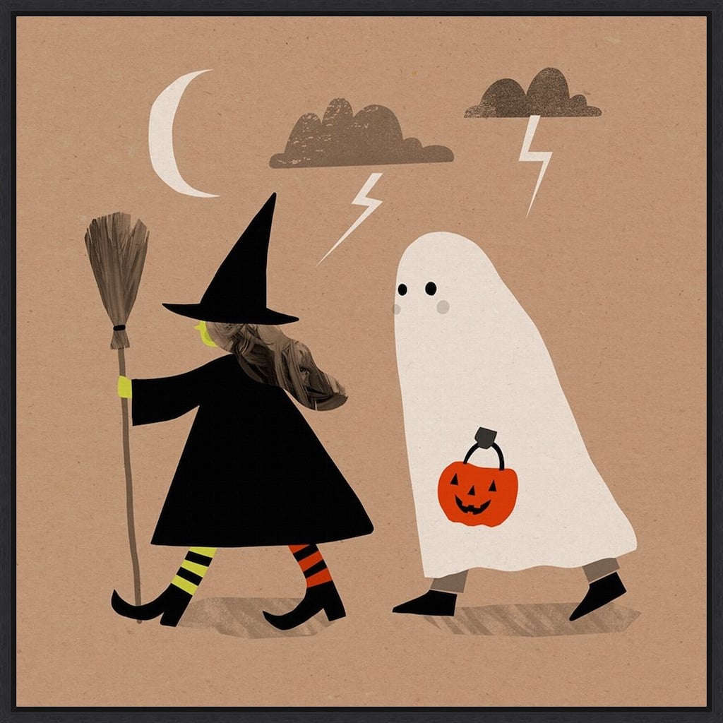 Amanti Art Graphic Halloween III Framed Canvas Wall Art