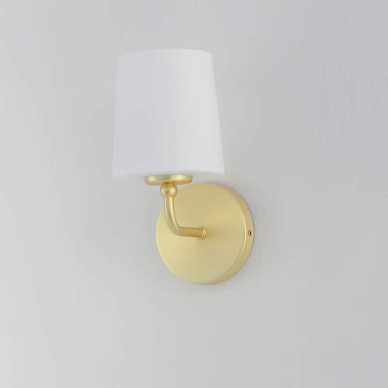Maxim 12091SW Bristol 10" Tall Bathroom Sconce with Frosted Glass