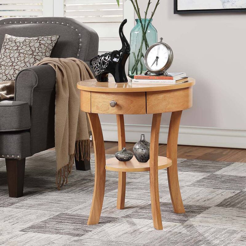Convenience Concepts Classic Accents Schaffer 1 Drawer End Table with Shelf