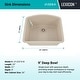 preview thumbnail 3 of 5, Lexicon Platinum 2321D Quartz Composite Single Bowl Kitchen Sink