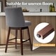 preview thumbnail 30 of 52, Pellebant 30.6'' H Solid Wood Swivel Bar Stool with Back