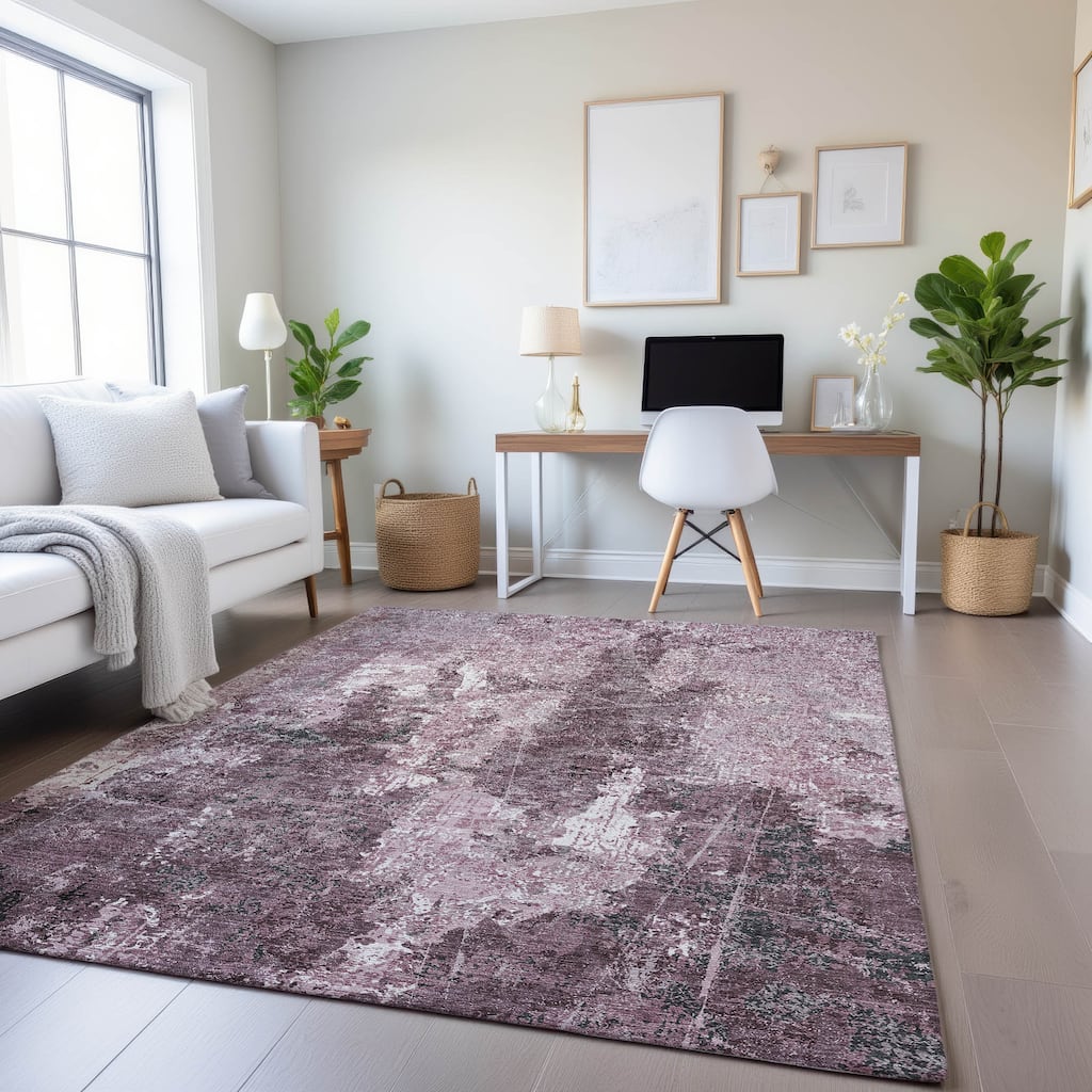 Premium Washable Super Soft Abstract Glam Mayfield Rug