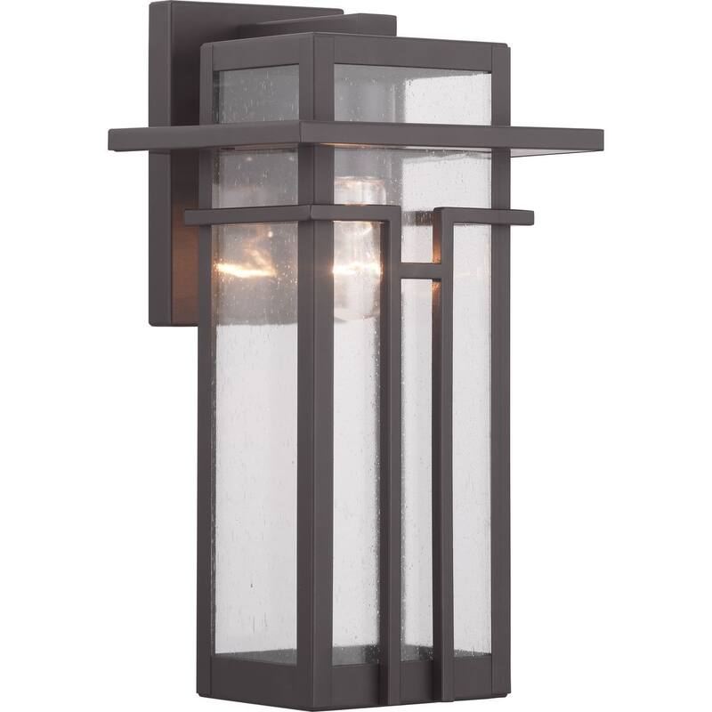 Boxwood Collection One-Light Medium Wall Lantern - 7.625 in x 7.25 in x 14.125 in - 7.625 in x 7.25 in x 14.125 in