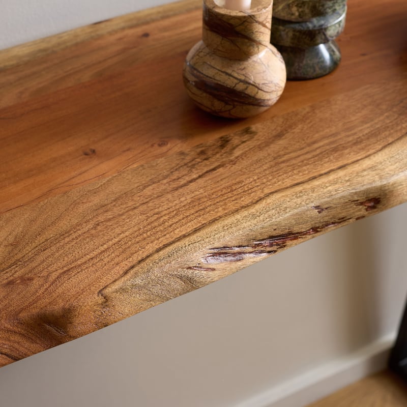 SAFAVIEH Home Adella Wood Console Table - 42"W x 14"D x 30"H