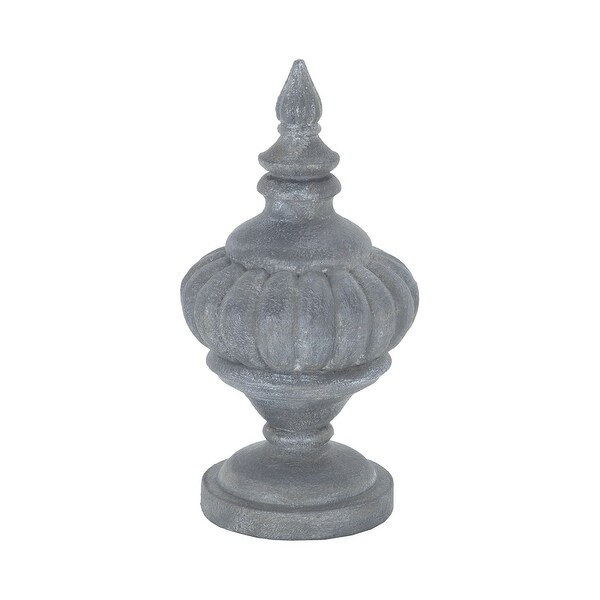 GuildMaster 7159-048 Provence 15-11/16" Tall Wood Statue - Bartholomew Black