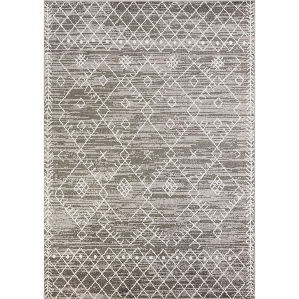 Carson Carrington Preika Distressed Tribal Area Rug