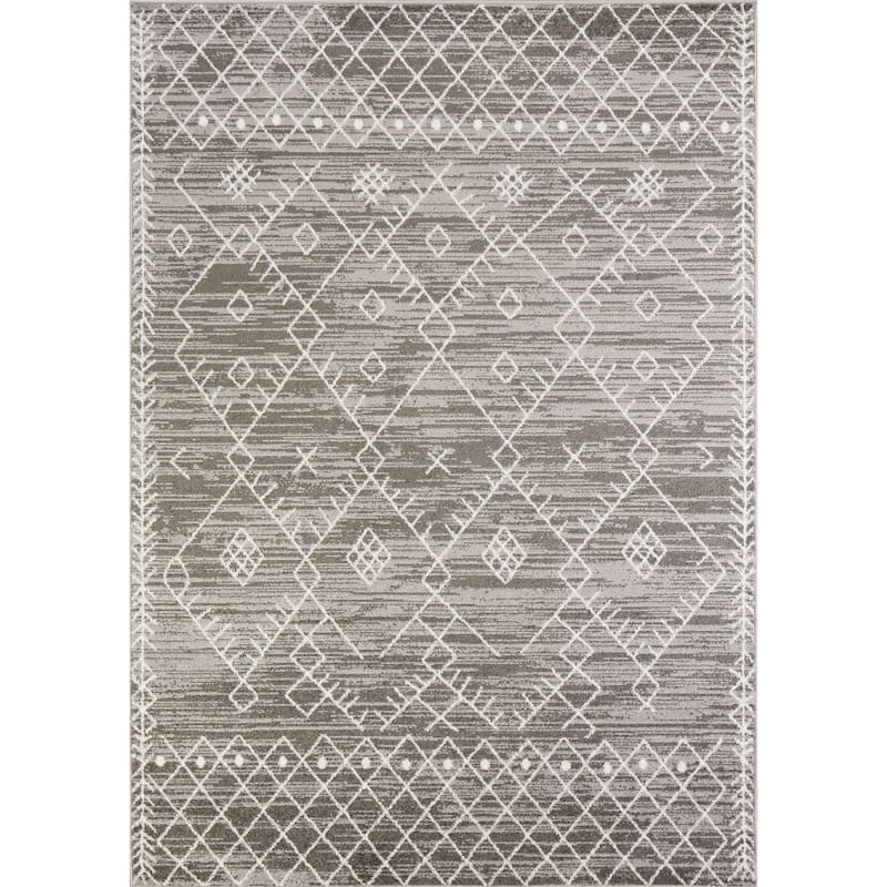 Carson Carrington Preika Distressed Tribal Area Rug