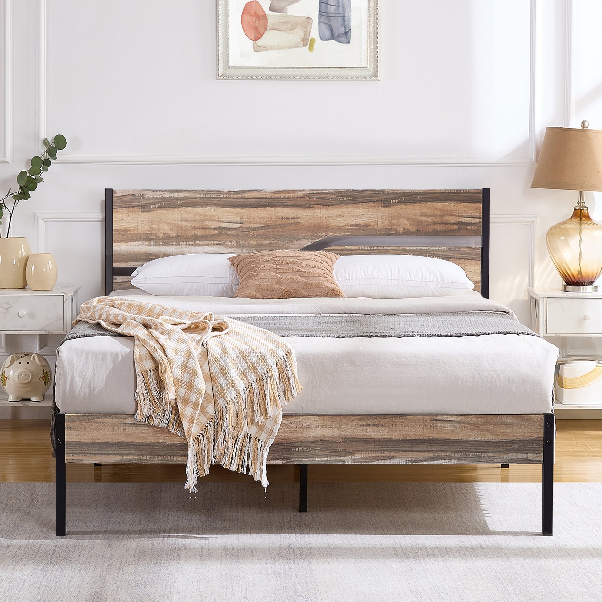 Industrial twin bed shop frame