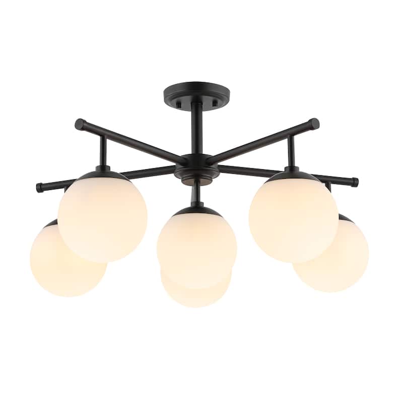 SAFAVIEH Lighting Ardith Flush Mount - 26" W x 26" D x 15" H - 26Wx26Dx15H