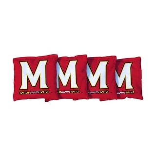 Maryland Terrapins TERPS Red Cornhole Bags