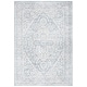 preview thumbnail 53 of 90, SAFAVIEH Brentwood Myrtice Oriental Medallion Rug 8' Square - Light Grey/Ivory - Square