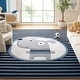 preview thumbnail 2 of 1, SAFAVIEH Carousel Kids Brunhildis Stripe Dog Rug
