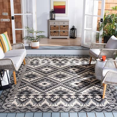 SAFAVIEH Veranda Bukuroshe Indoor/ Outdoor Waterproof Patio Backyard Rug - 9' x 12'