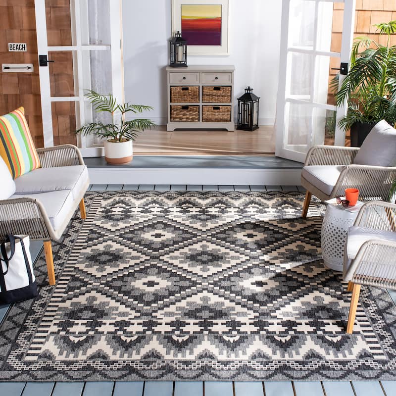 SAFAVIEH Veranda Vitaline Indoor/ Outdoor Waterproof Patio Backyard Rug