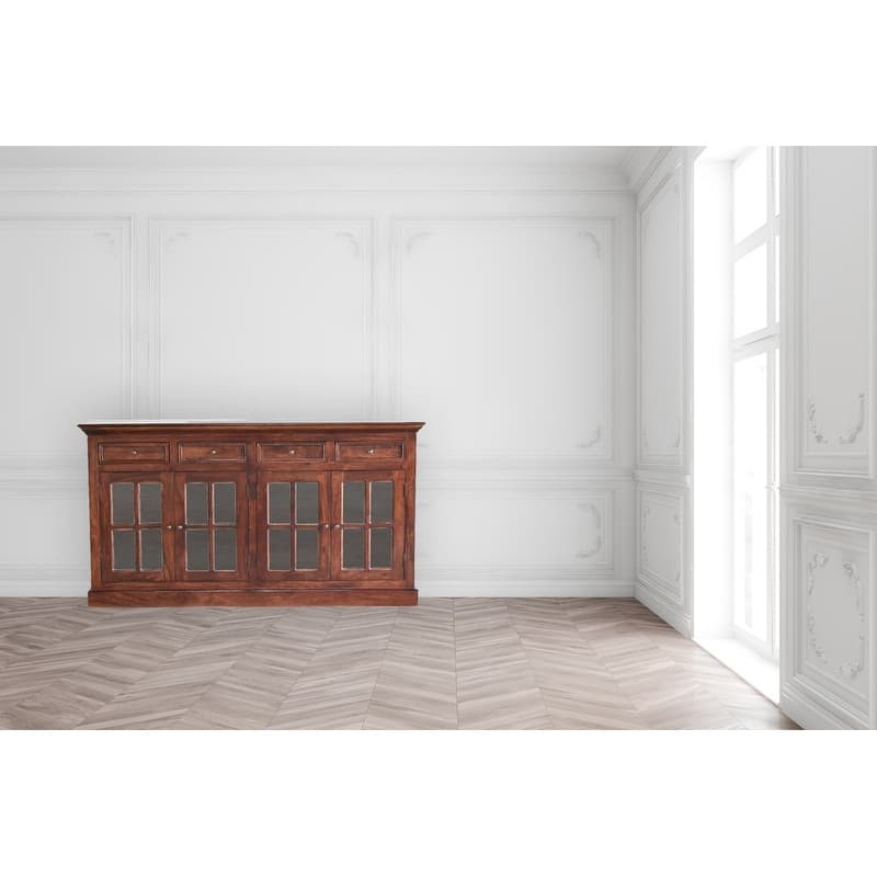 Large Cherry Glazed Sideboard