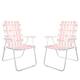 The Novogratz Poolside Gossip Collection Priscilla Folding Chair (2-Pack) - Rosewater