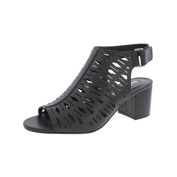 Shop Karl Lagerfeld Paris Womens Hillary Heels Open Toe Laser Cut Overstock 21220886