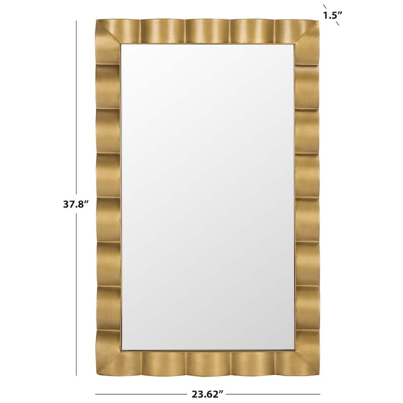 SAFAVIEH Home Nira - 24 x 38-inch, Iron/MDF/Glass, Mirror - 24"W x 2"D x 38"H