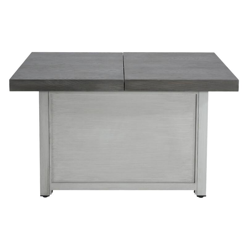 Christopher Knight Home - Locke Extendable Aluminum‑Steel Patio Fire Pit Table