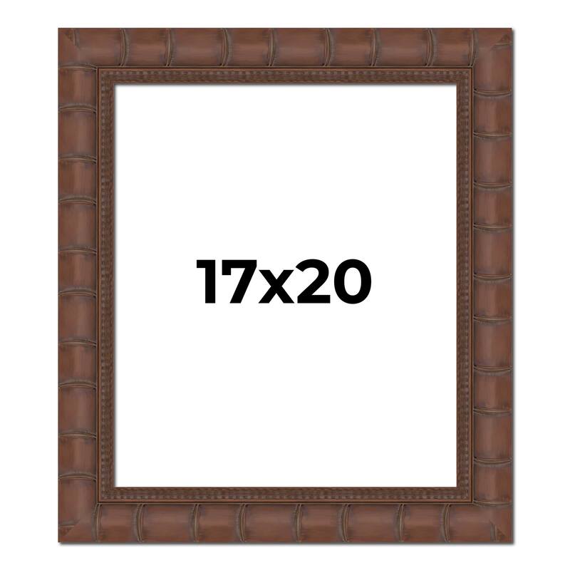 17x20 Frame Pewter Solid Wood Picture Frame Width 1.625 Inches | Interior Frame Depth 0.6875 Inches