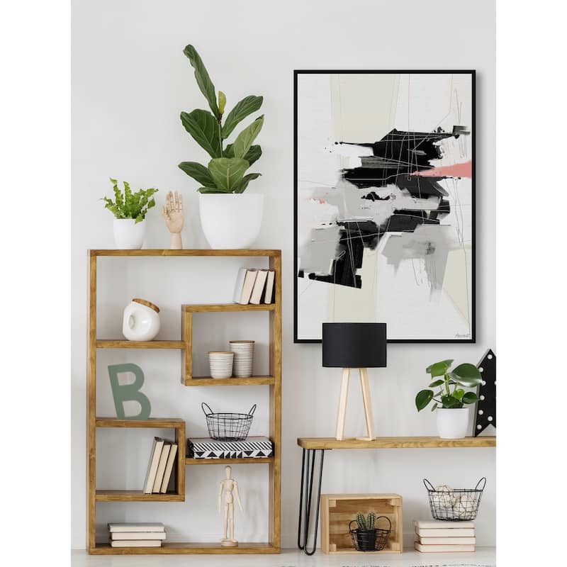 Shadowy Floater Framed Print on Canvas