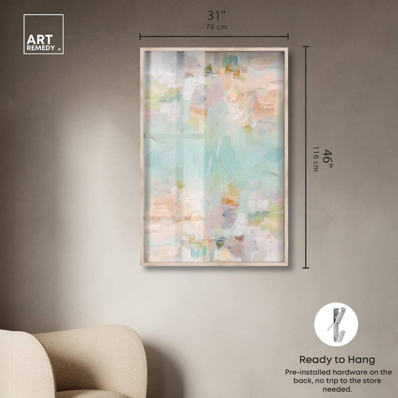 Expressive Swirls Shadowbox by Art Remedy