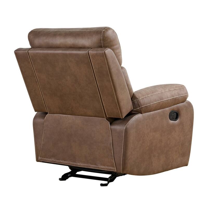 Spruce & Spring Lauren Manual Recliner Glider Rocker Chair for Living Room