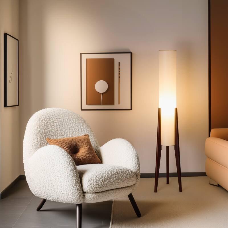 Wabi-sabi Style Zen Floor Lamp