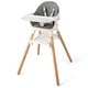 preview thumbnail 13 of 35, Costway 6-in-1 Convertible Wooden Baby Highchair Infant Feeding Chair - See Details