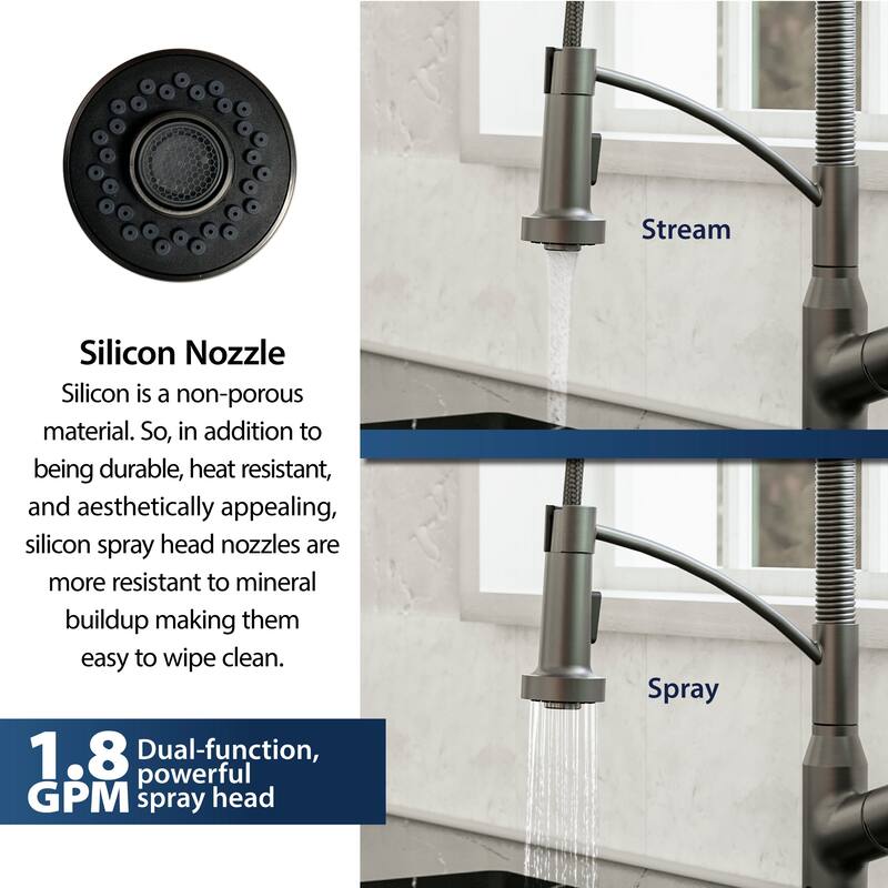 Karran Scottsdale Touchless Single-Handle Pull-Down Sprayer Kitchen Faucet