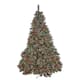 7-foot Cashmere Pine and Mixed Needles Artificial Christmas Tree with Snowy Branches and Pinecones by Christopher Kight Home