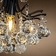 preview thumbnail 4 of 15, 1 - Light Unique Small Tiered Crystal Chandelier in Chrome