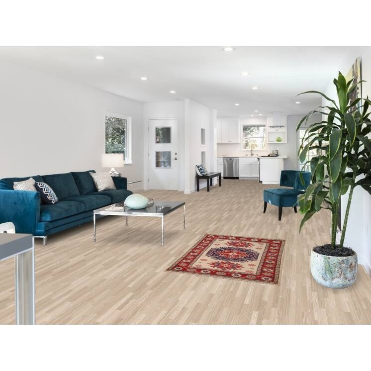 Kazak Accent Rug Hand-Knotted Wool Carpet - 2'11" x 4'3"