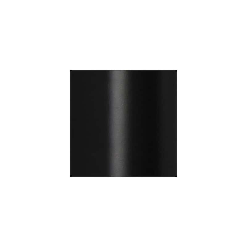 3-Light Vanity Light Fixture - Metal & Glass Shade Wall Sconce - Bathroom, Hallway, Entryway Lighting - Black Finish - 7.5