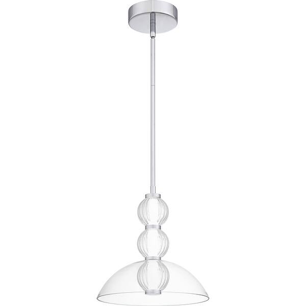 slide 2 of 9, Elway Integrated LED Polished Chrome Pendant
