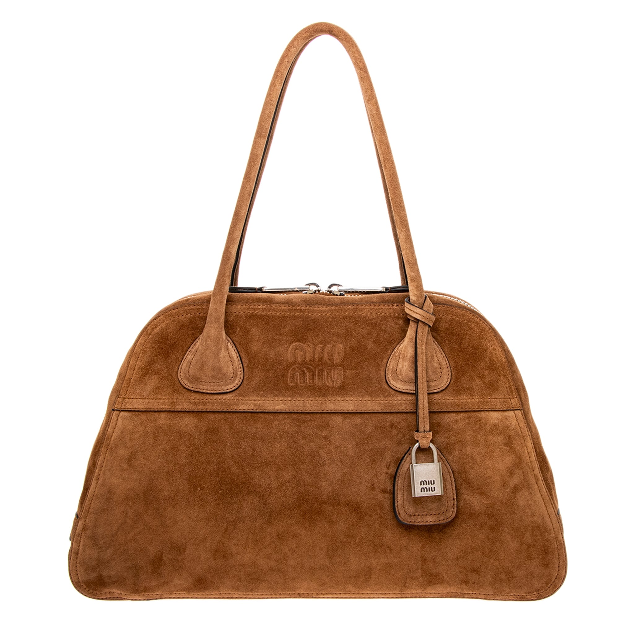 Miu Miu Vivant Suede Bag